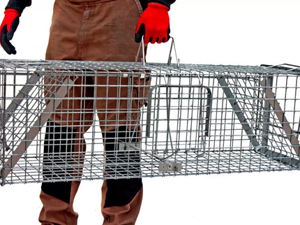 Profesionalus narvas spąstai 120x34x34 cm du įėjimai