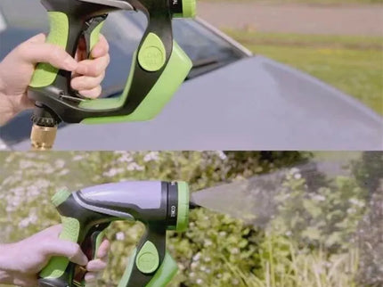 Purkštuvas su šampūno dozatoriumi