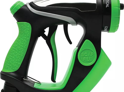 Purkštuvas su šampūno dozatoriumi