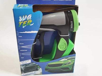 Purkštuvas su šampūno dozatoriumi