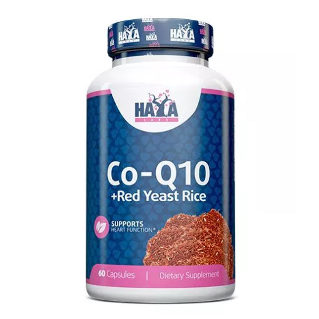 Haya Labs CoQ10 60 Capsules (Red Yeast Rice Powder)