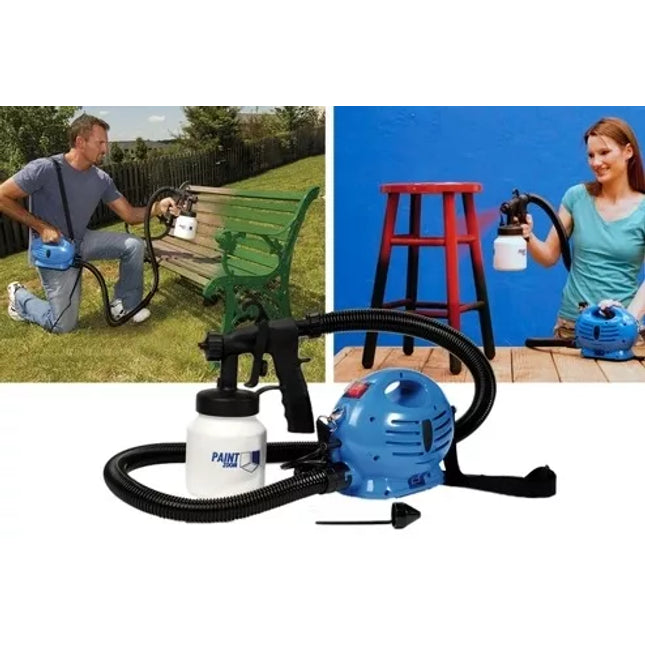 Handheld paint sprayer PAINT ZOOM with accessories