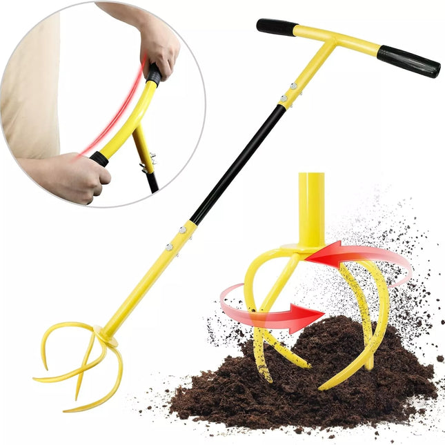 Rankinis dirvos purentuvas su T formos rankena