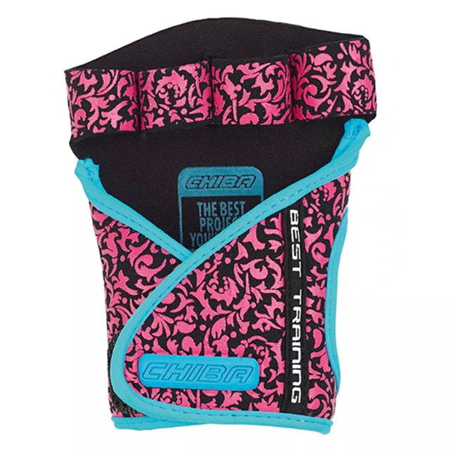 Chiba Lady Motivation Gloves 40936 (black/pink/turquoise)
