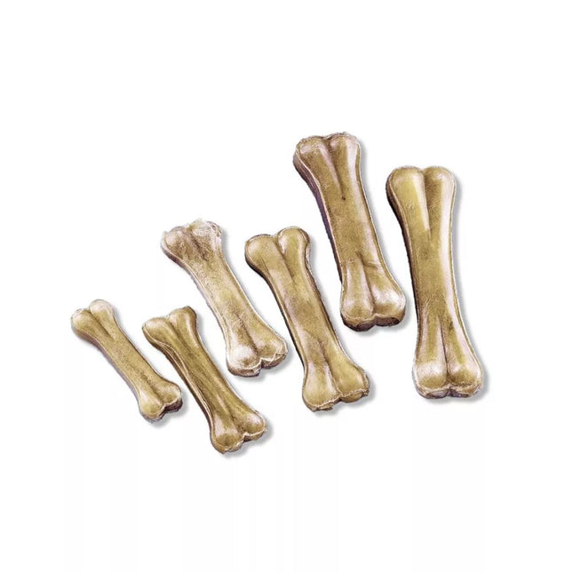 Rudi kaulai šunims iš jaučio odos 26,5 cm (5 vnt.)