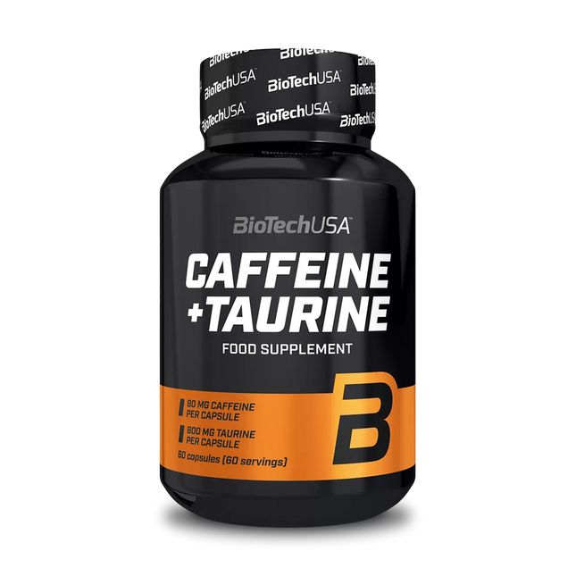 Biotech Caffeine + Taurine 60 Capsules