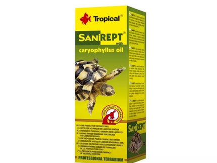 Vitaminai sausumos vėžlių kiautui Tropical Sanirept, 15ml