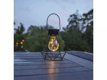 Saulės energija įkraunama LED lempa „Edison“