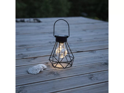 Saulės energija įkraunama LED lempa „Edison“