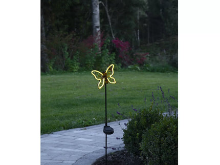 Saulės energija maitinama dekoratyvinė lempa „Drugelis“