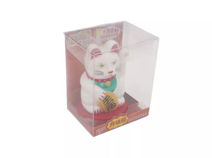 Saulės energija veikianti sėkmės katė „Maneki Neko“