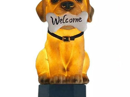 Saulės LED lempa "Šuo su kaulu"