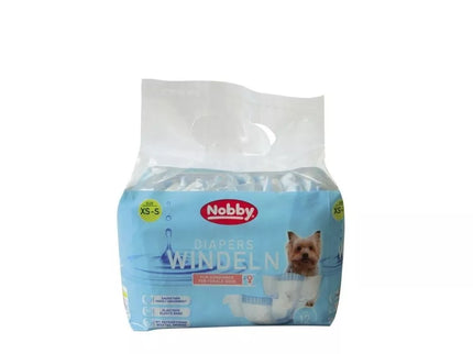 Female Dog Diapers, 12 pcs., Size XS - S, 20 - 28 cm