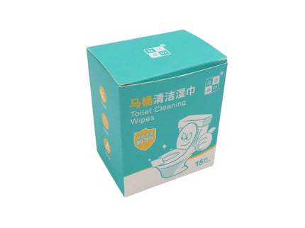 Drėgnos servetėlės WC valymui, 15 vnt.