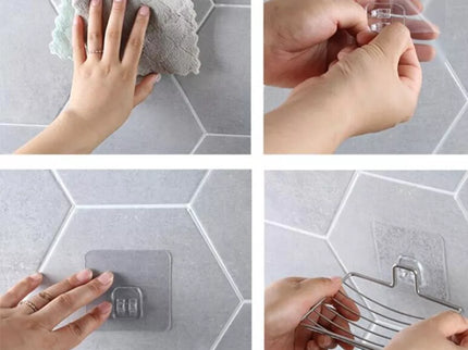 Wall-mounted soap holder