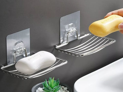 Wall-mounted soap holder