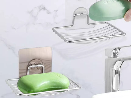 Wall-mounted soap holder