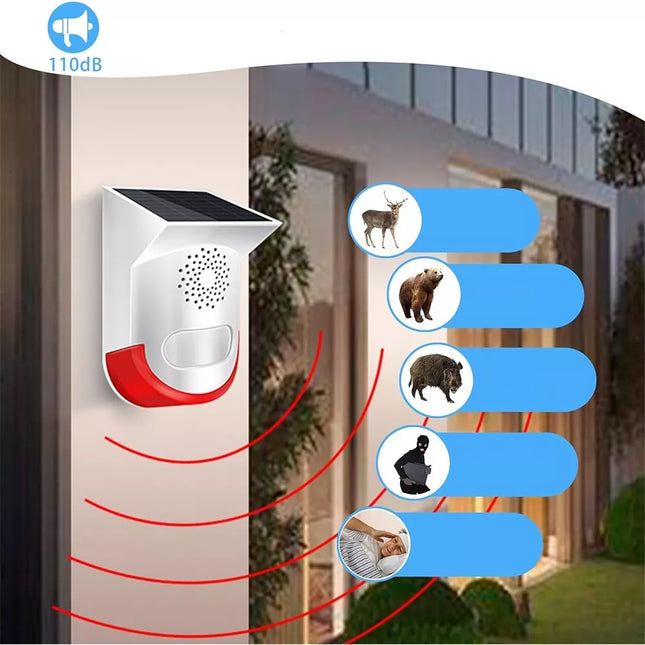 Signalizacija su saulės elementu