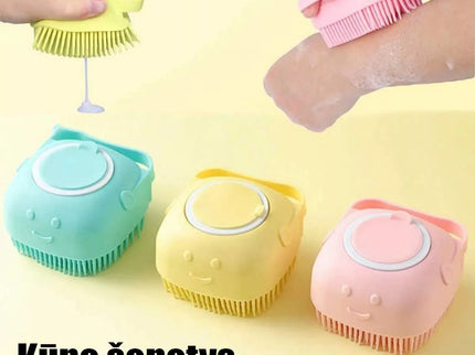 Silikoninis kūno šepetys