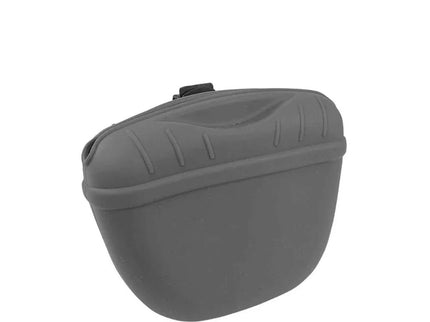 Silikoninis maišelis skanėstams, pilkas, 12,5x4x10,5 cm
