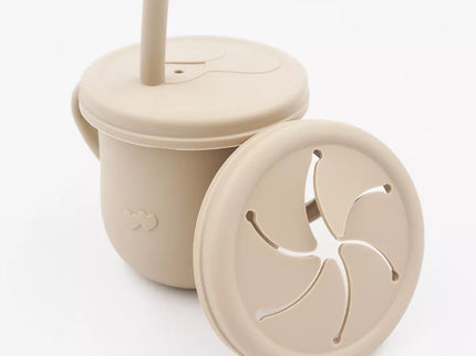 Silikoninis valgymo rinkinys vaikams - Raudona