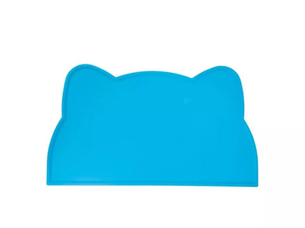 Silikoninis padėklas dubenėliams Gato, 44x25 cm, žydras