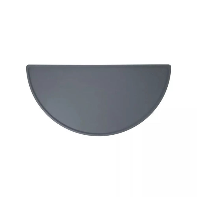 Silikoninis padėklas dubenėliams Luna, 49x24 cm, pilkas