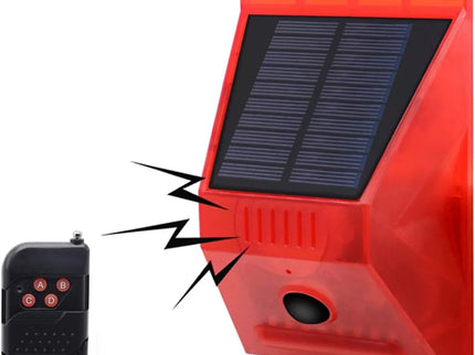 Siren with motion sensor and remote control