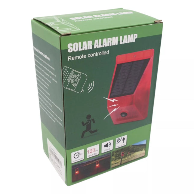 Siren with motion sensor and remote control