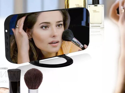 Digital Clock with Thermometer - Green