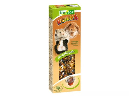 Treats with honey for rodents, rabbits, 2 pcs.