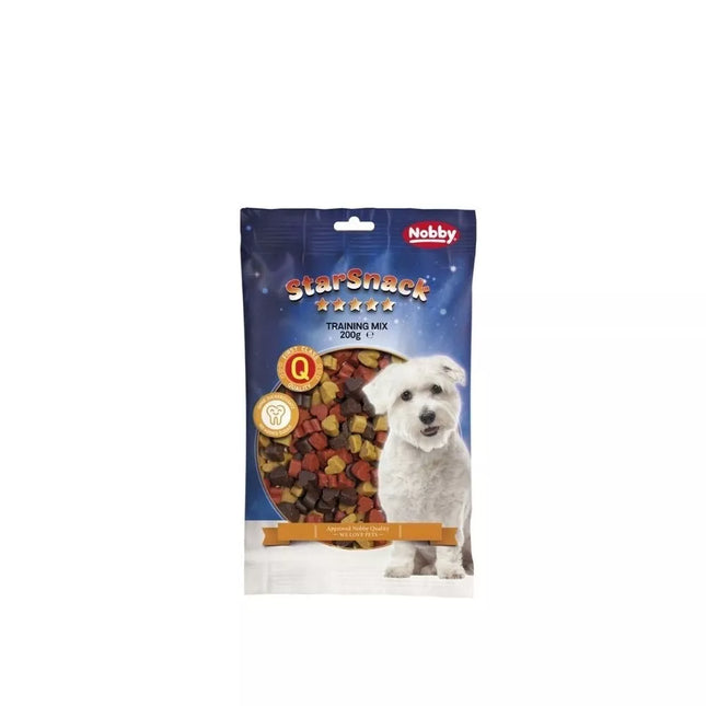 Dog Treats Training Mix with Chicken, Game Meat, Lamb, Stomachs and Salmon, 200g