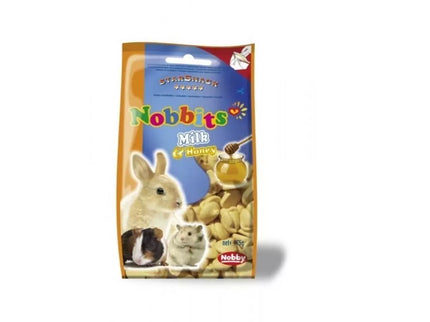 Skanėstas graužikams su pienu ir medumi, Nobbits, 75 g