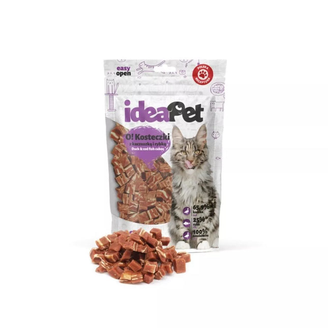 Cat Treats Cubes with Duck and Fish, 60g
