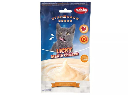Cat Treats with Malt Paste and Chicken Licky, 5x15g