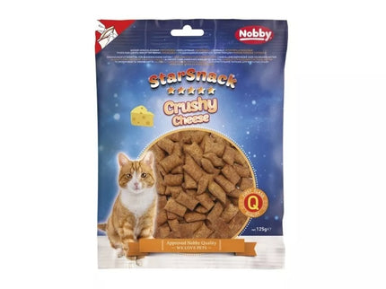 Skanėstas katėms traškios pagalvėlės su sūrio įdaru Crushy Cheese, 125 g