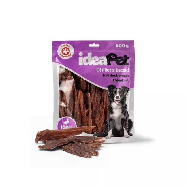 Duck Fillet Dog Treats, 500g