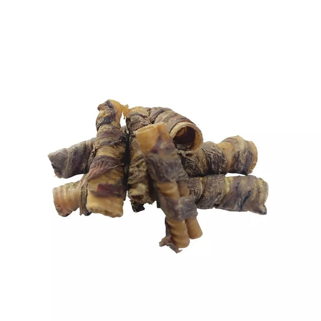 Dried trachea with meat dog treats, 2 pcs., 15 cm