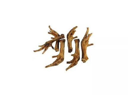 Skanėstas šunims, džiovintos vištų kojelės, rudos, 50 vnt.