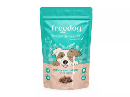 Skanėstas šunims Freedog su kalakutiena ir morkomis, 100 g