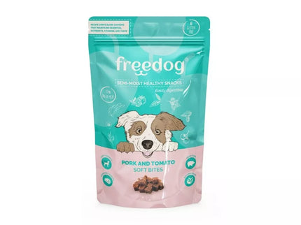 Skanėstas šunims Freedog su kiauliena ir pomidorais, 100 g