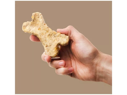 Skanėstas šunims galvijų odos kaulai su L-karnitinu, 10 cm, 650 g, 27 vnt.