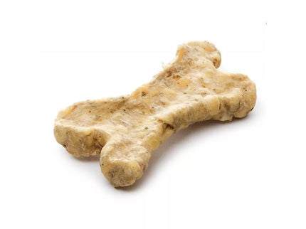 Skanėstas šunims galvijų odos kaulai su L-karnitinu, 10 cm, 650 g, 27 vnt.