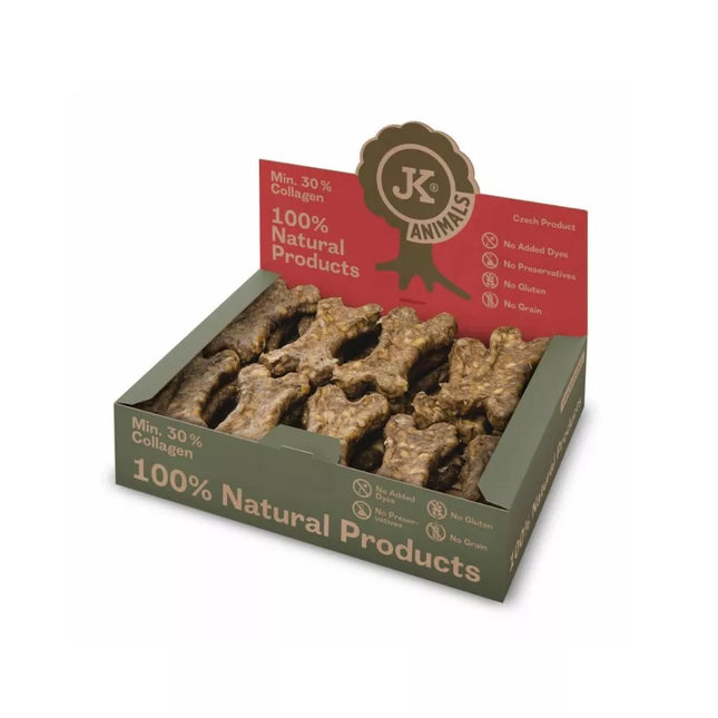 Dog Treats Beef Hide Bones with Insect Meal and Brown Algae (0.5%), 27 pcs.