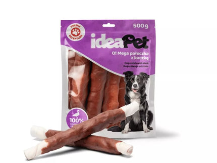 Skanėstas šunims galvijų odos pagaliukai su antiena, 24 cm, 500 g