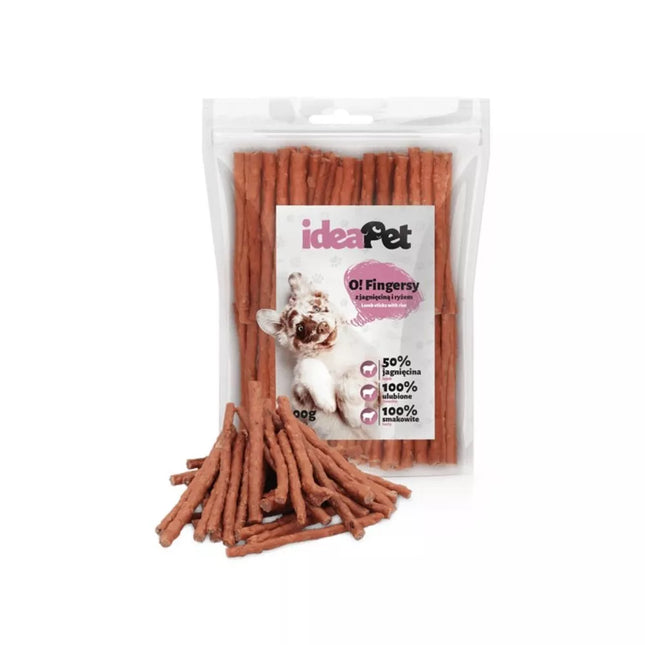 Dog Treats Sticks with Lamb and Rice, 500 g