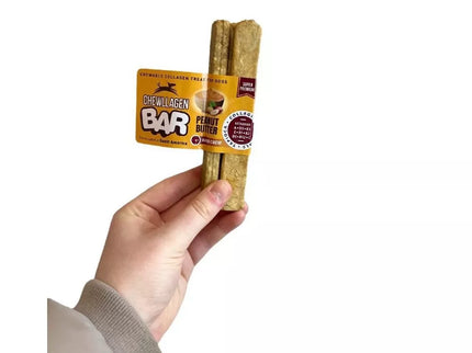 Skanėstas šunims riešutų sviesto skonio kolageno pagaliukai, S, 3 vnt.