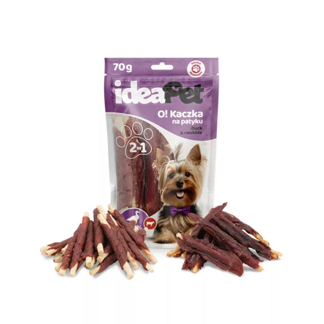 Dog Chew Sticks Beef Hide with Duck, 70 g