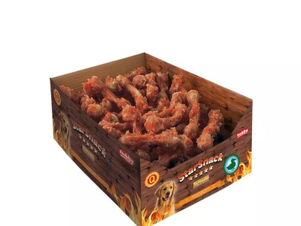 Skanėstas šunims StarSnack Barbecue Duck Bone kauliukai su antiena ir galvijų oda, 12,5 cm, 5 kg