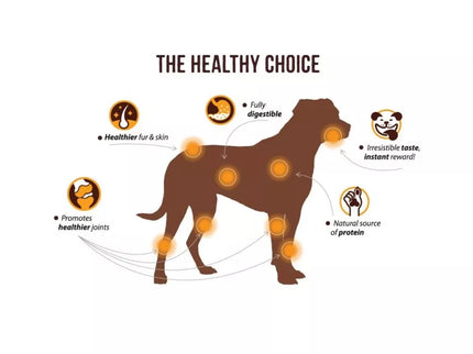 Skanėstas šunims vištienos skonio kolageno pagaliukai, 2 vnt
